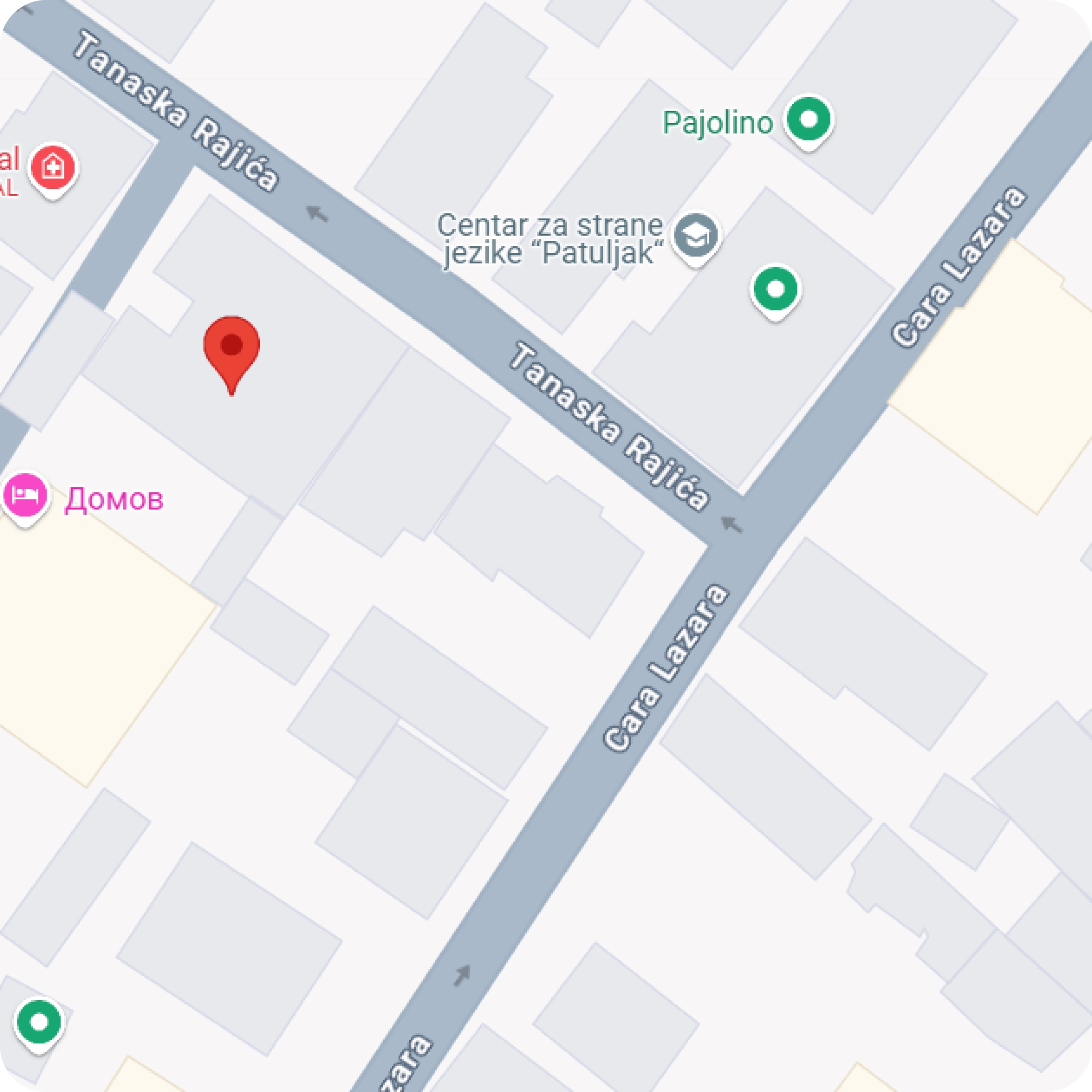 Dečiji frizerski salon Kutak - Lokacija